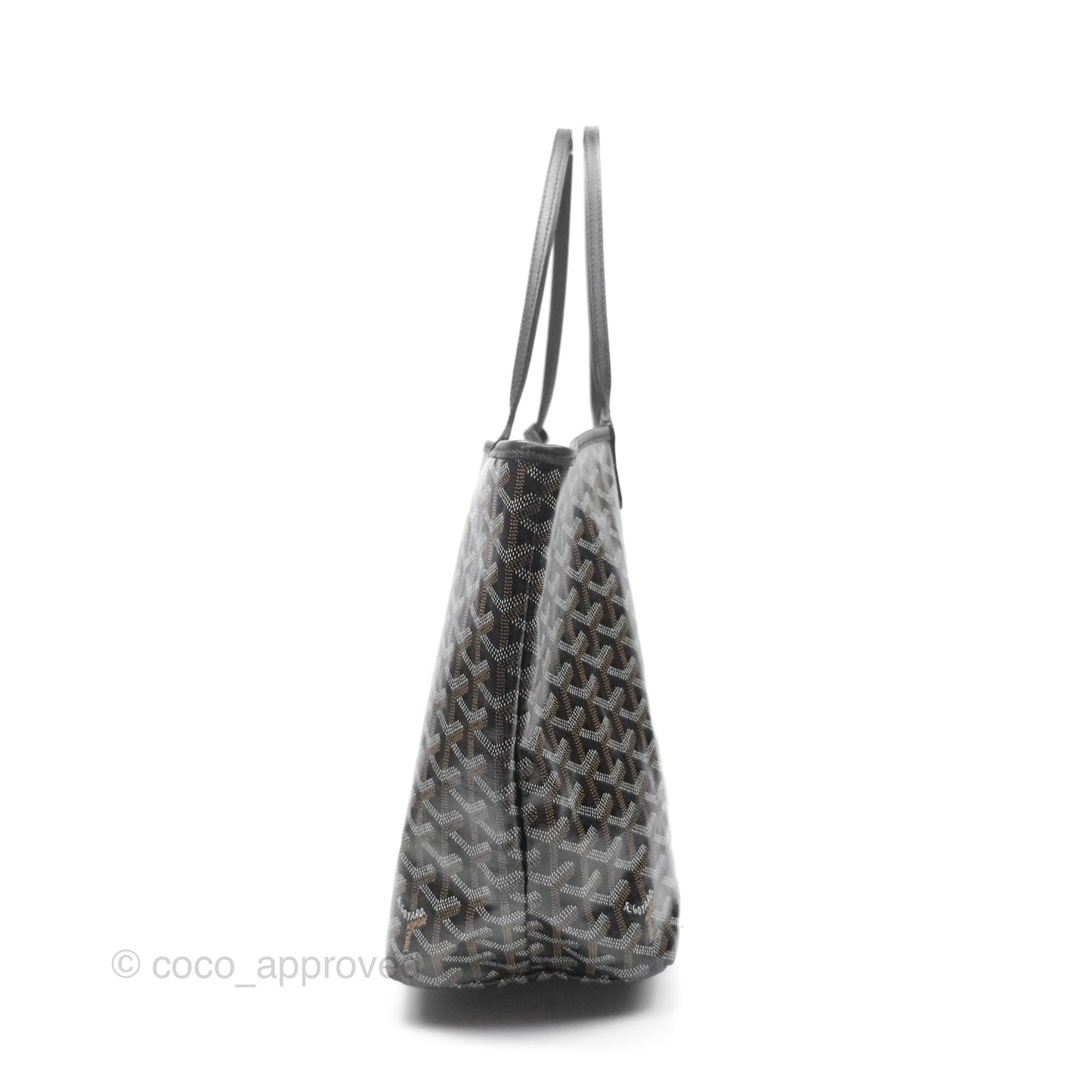 Goyard St Louis Tote PM ⁣⁣⁣⁣⁣⁣⁣⁣⁣⁣⁣⁣⁣⁣⁣⁣⁣⁣⁣⁣Goyardine Canvas Black