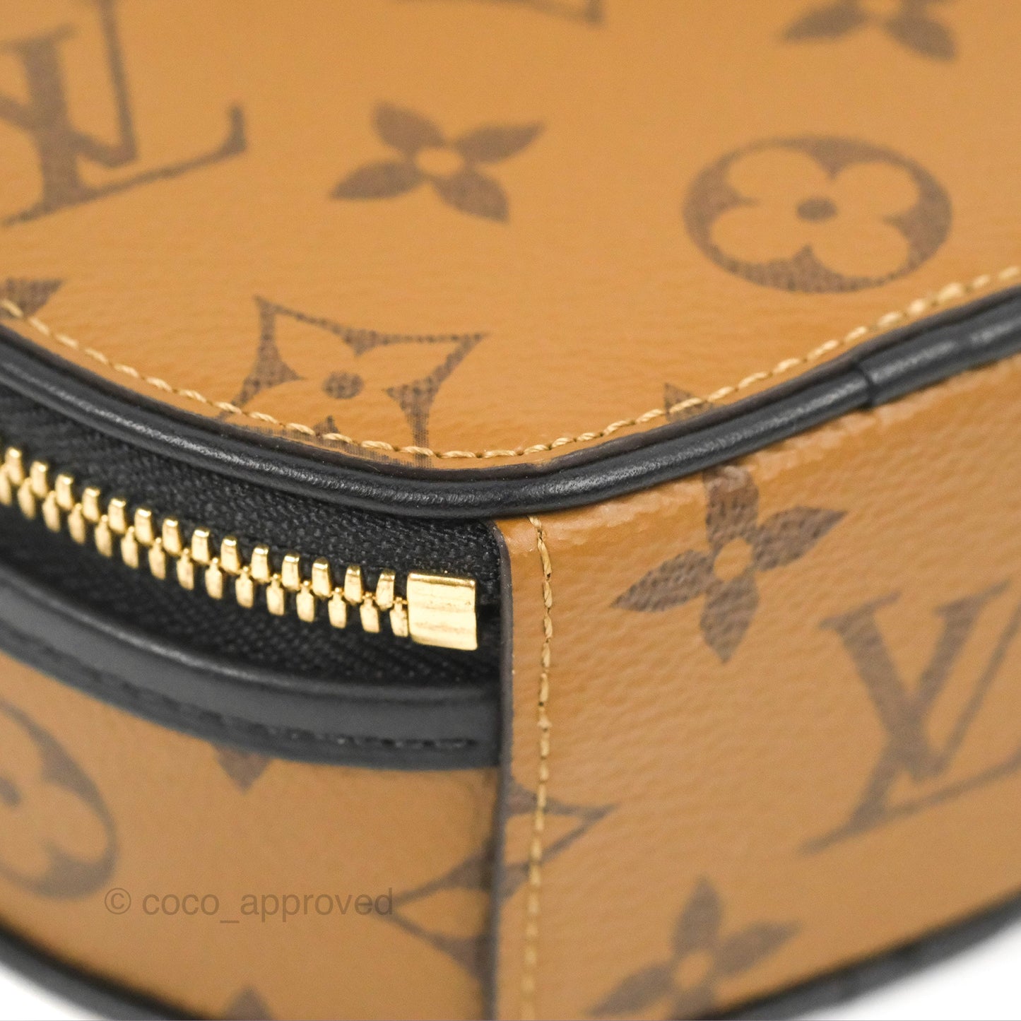 Louis Vuitton Mini Boîte Chapeau Monogram Reverse Canvas Black