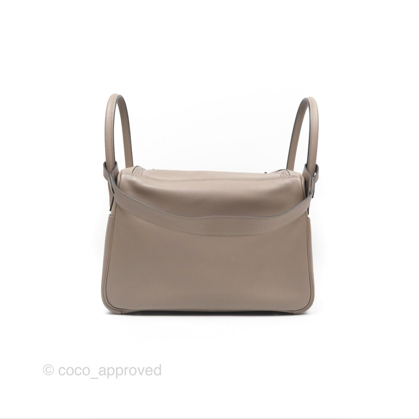 Hermès Lindy 30 Gris Asphalte M8/ Blue Indigo 76 Swift Palladium Hardware