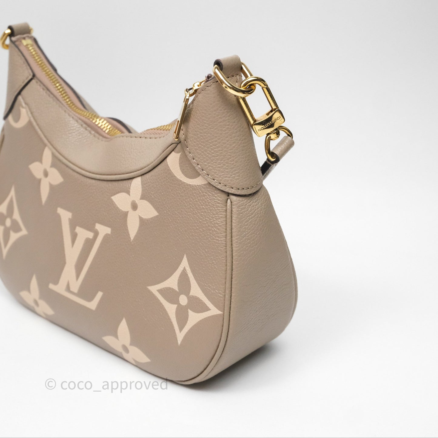 Louis Vuitton Bagatelle Bag Monogram Empreinte Beige