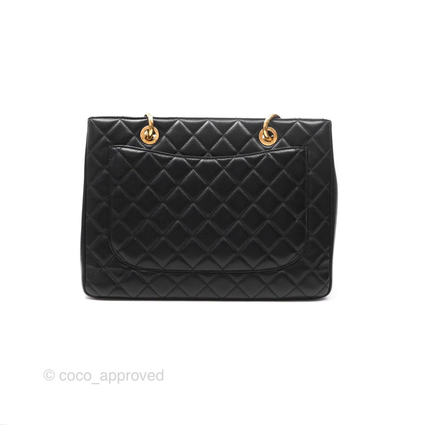 Chanel GST Black Caviar Gold Hardware