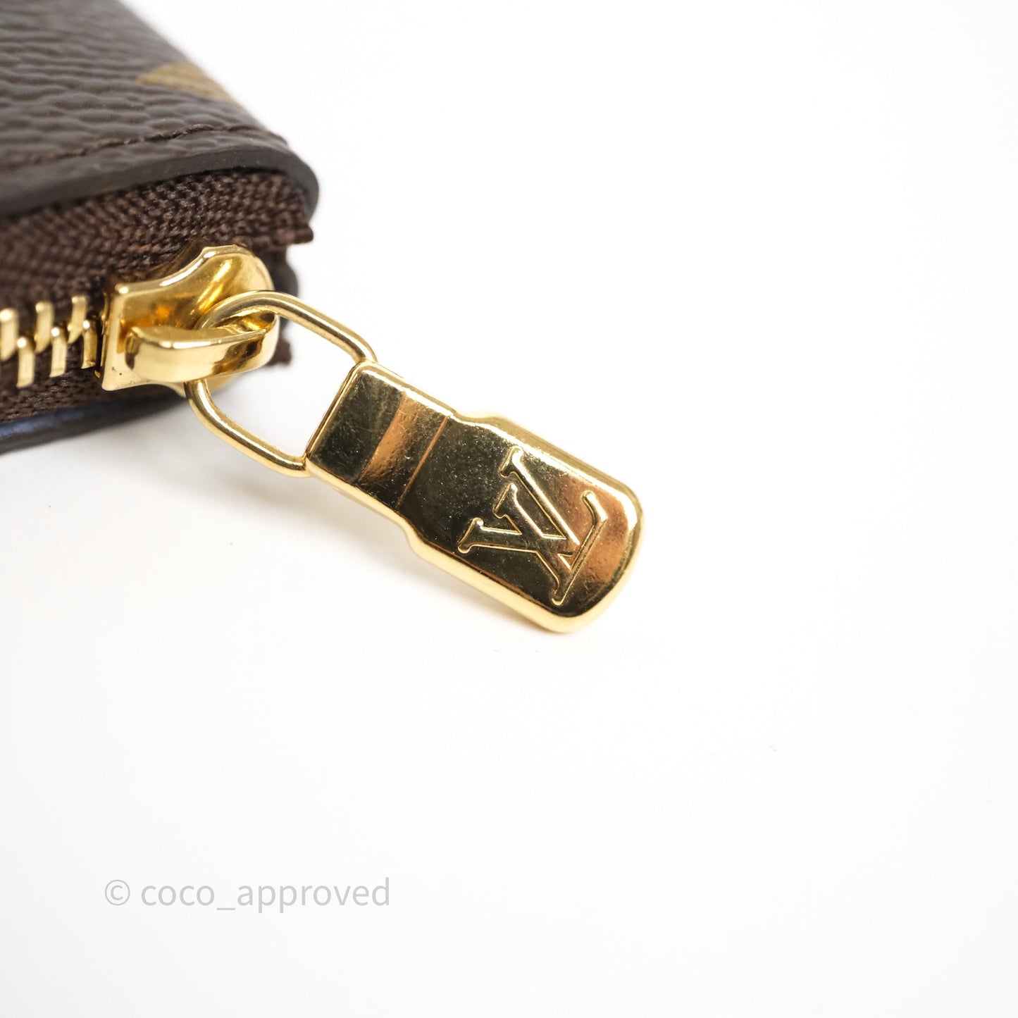 Louis Vuitton Vivienne Wintery Travel Collection Key Pouch Monogram Canvas