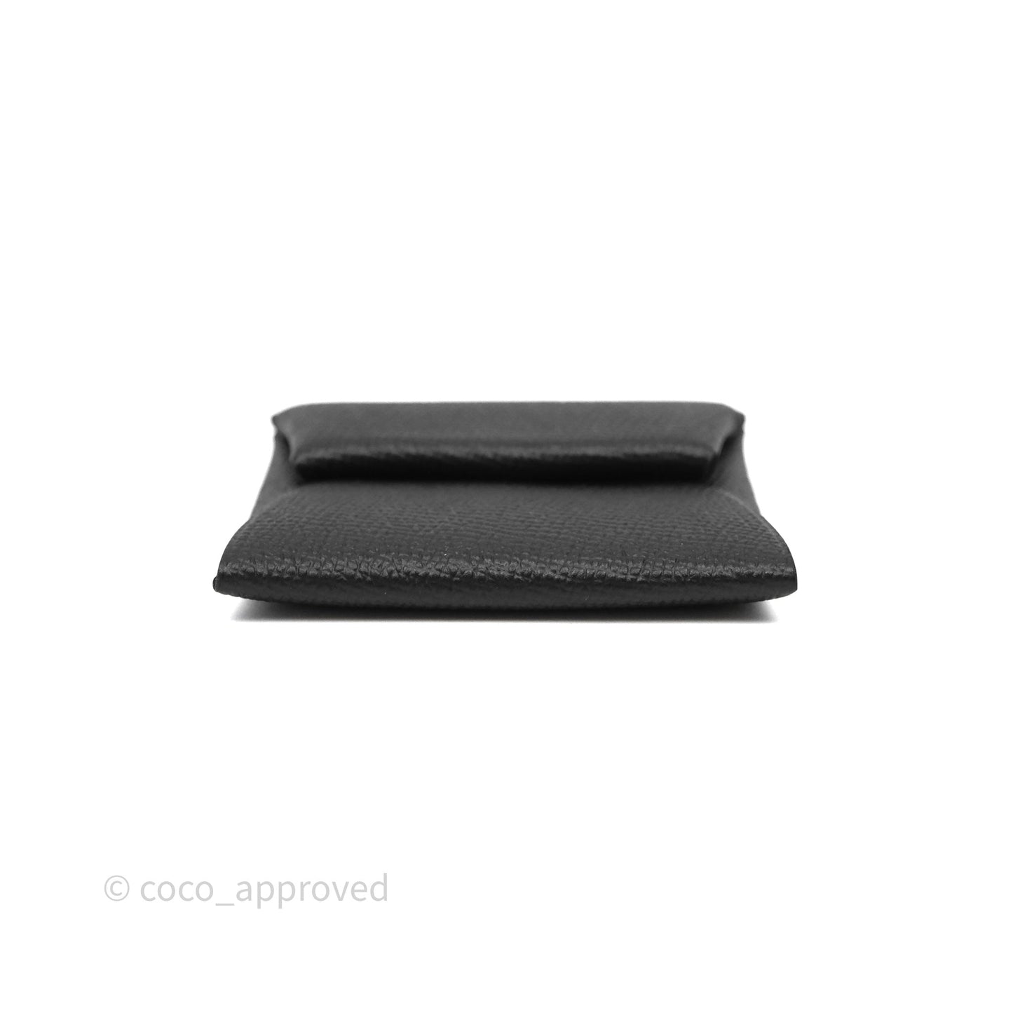 Hermes Bastia Change Purse Noir Epsom
