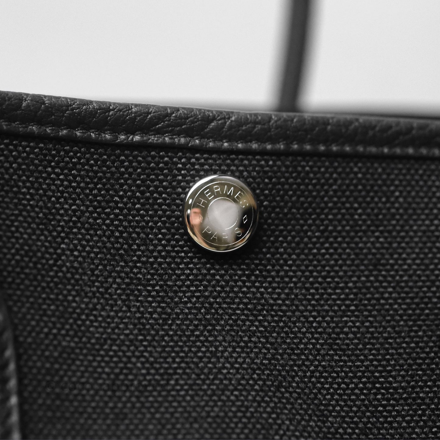 Hermès Garden Party 30 Canvas Noir 89 Black