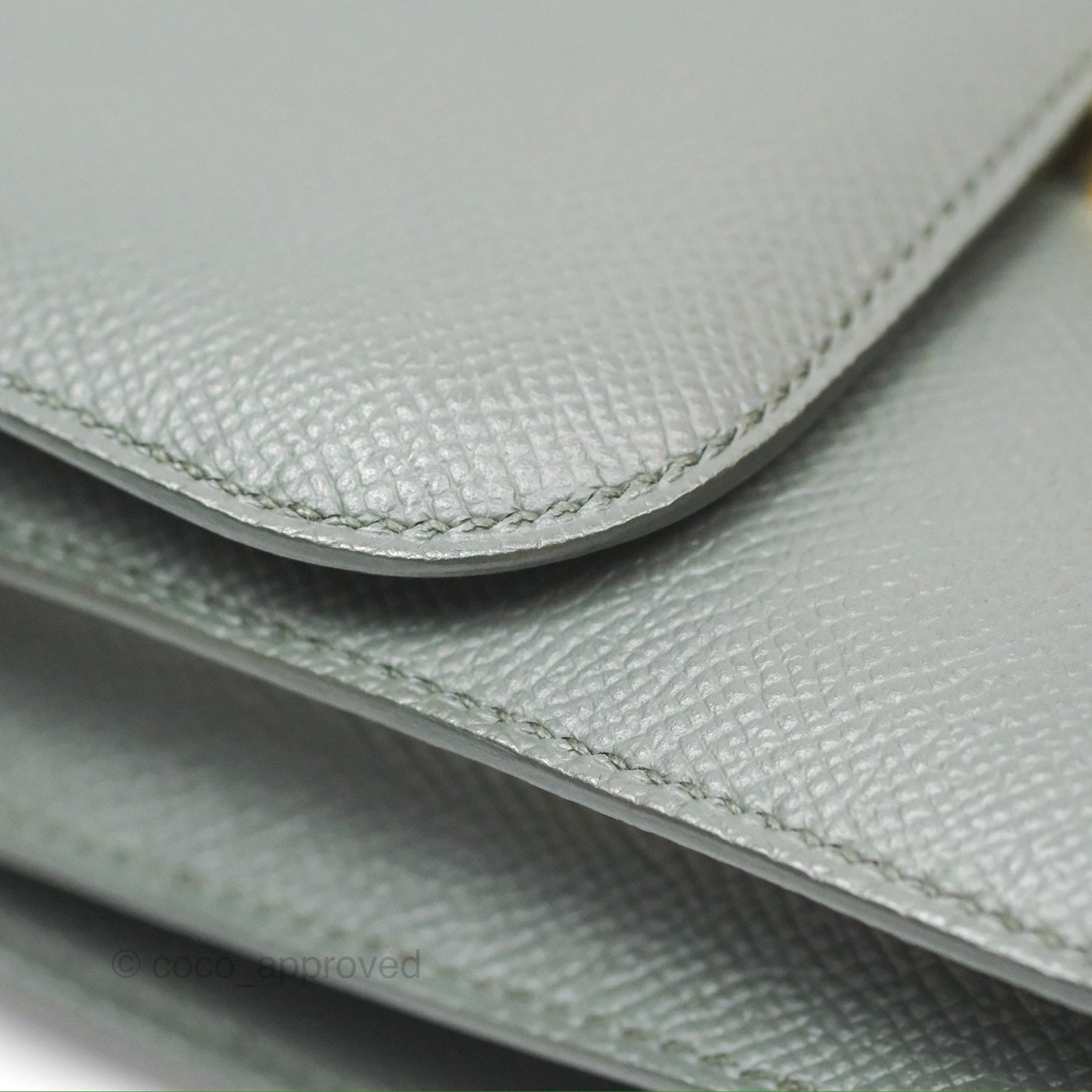 Hermès Constance Mini 18cm Vert Amande Epsom Gold Hardware