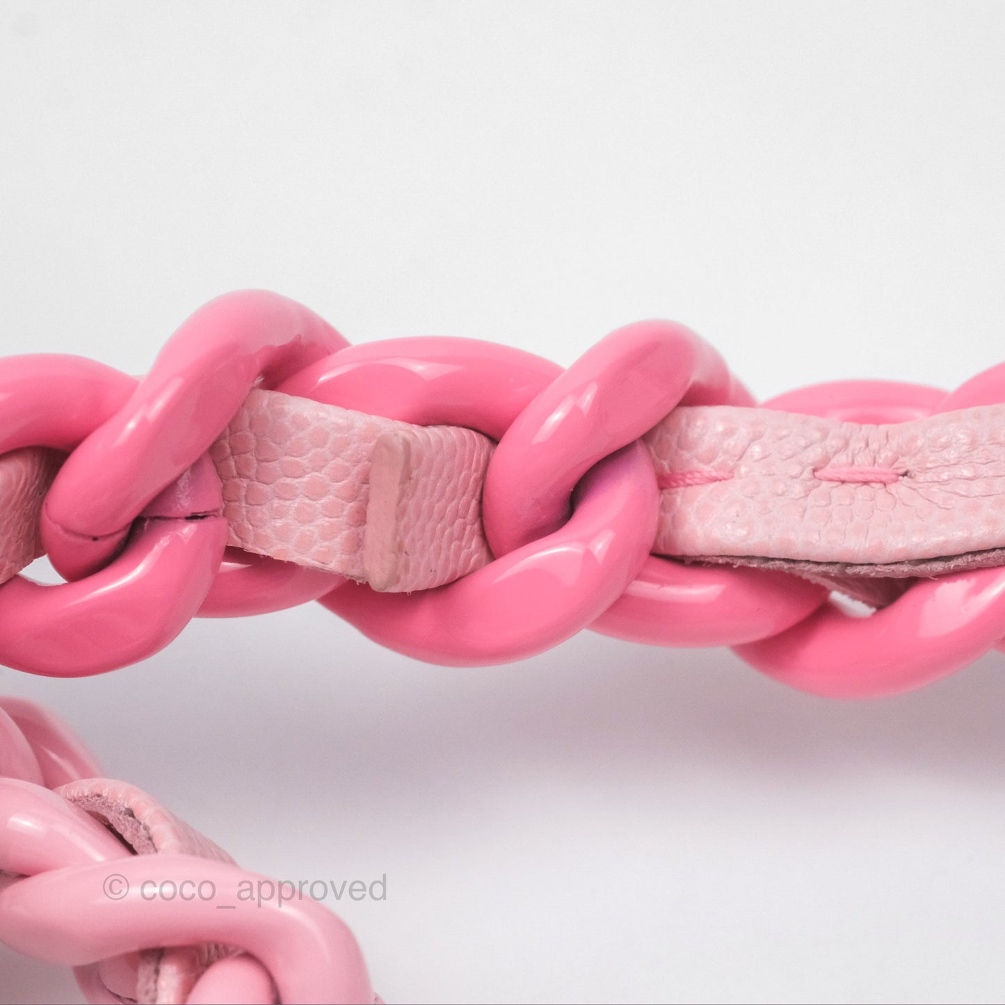 Chanel Mini Flap Bag Pink Ombre Caviar Pink Lacquered Metal Hardware 24C