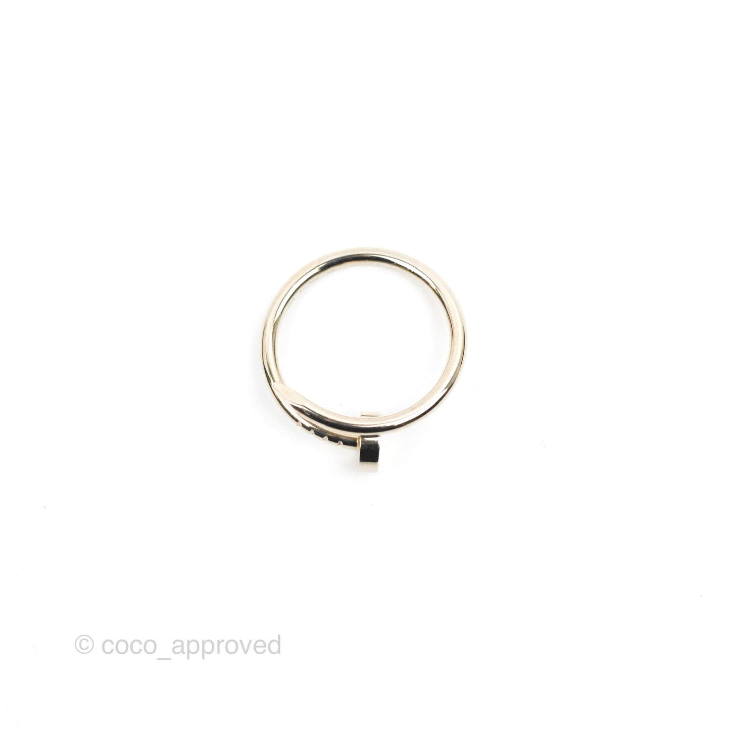 Cartier Juste Un Clou Ring Silver Size 50