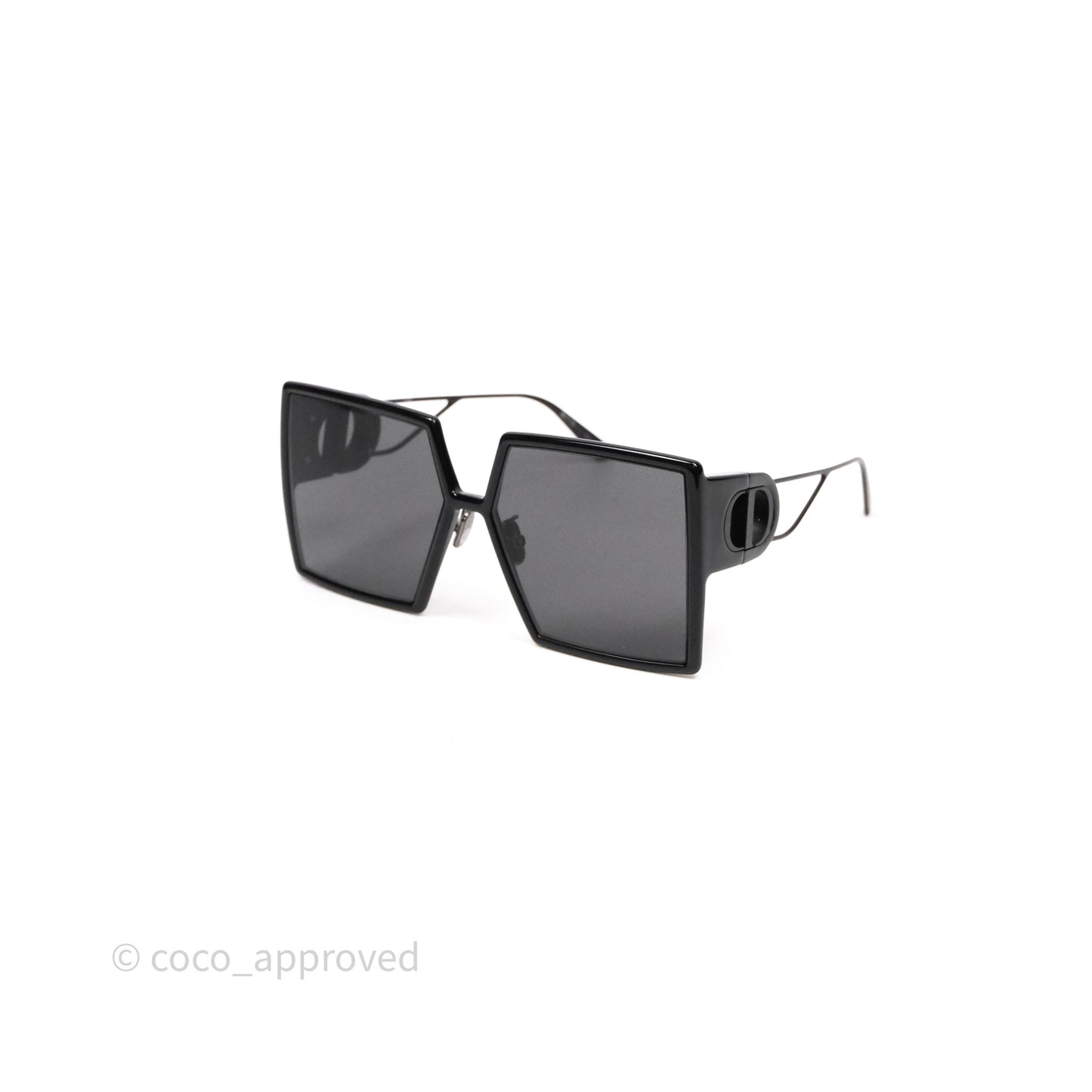 Christian Dior 30 Montaigne Square Sunglasses Black