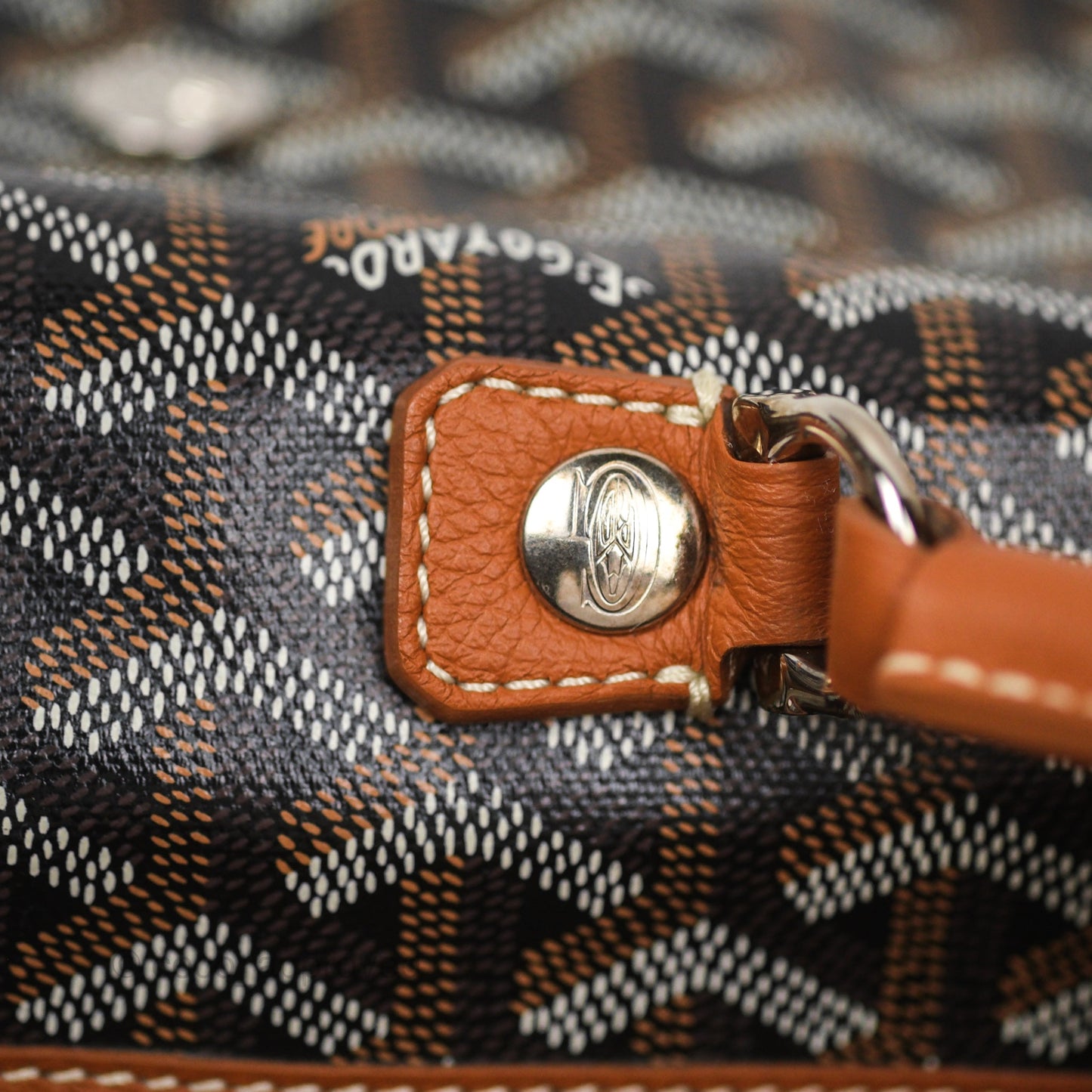 Goyard Saint Léger Backpack Black/ Tan