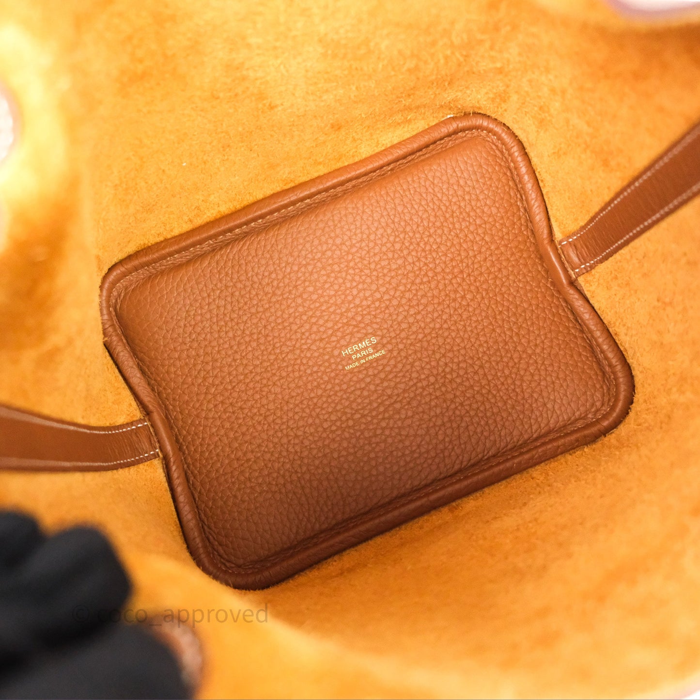 Hermès Picotin 18 Gold Clemence Gold Hardware