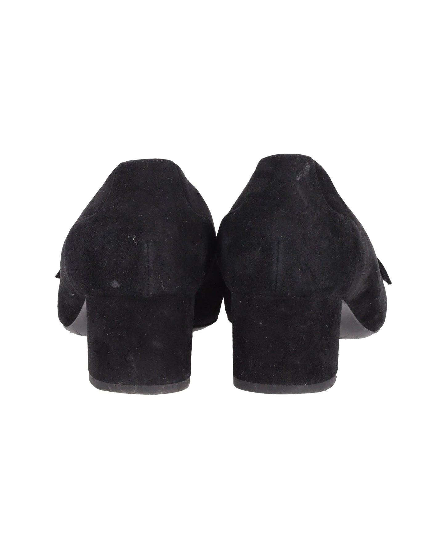 Luxury Bottega Veneta Buckle-Toe 45mm Pumps in Black Suede