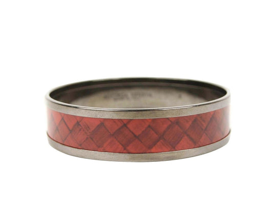 Luxury Bottega Veneta Women' Enamel Metal Woven ilver Bracelet