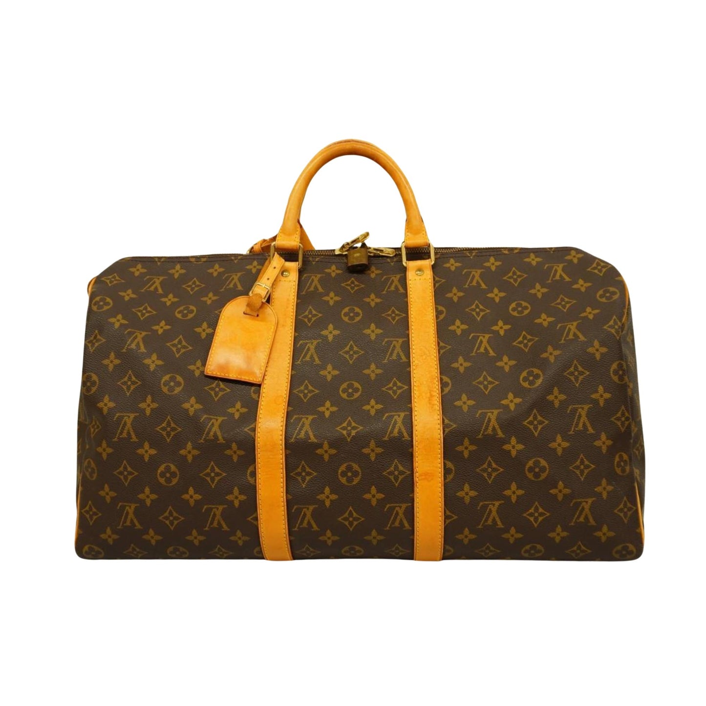 Louis Vuitton Keepall 50  Canvas Travel Bag ()
