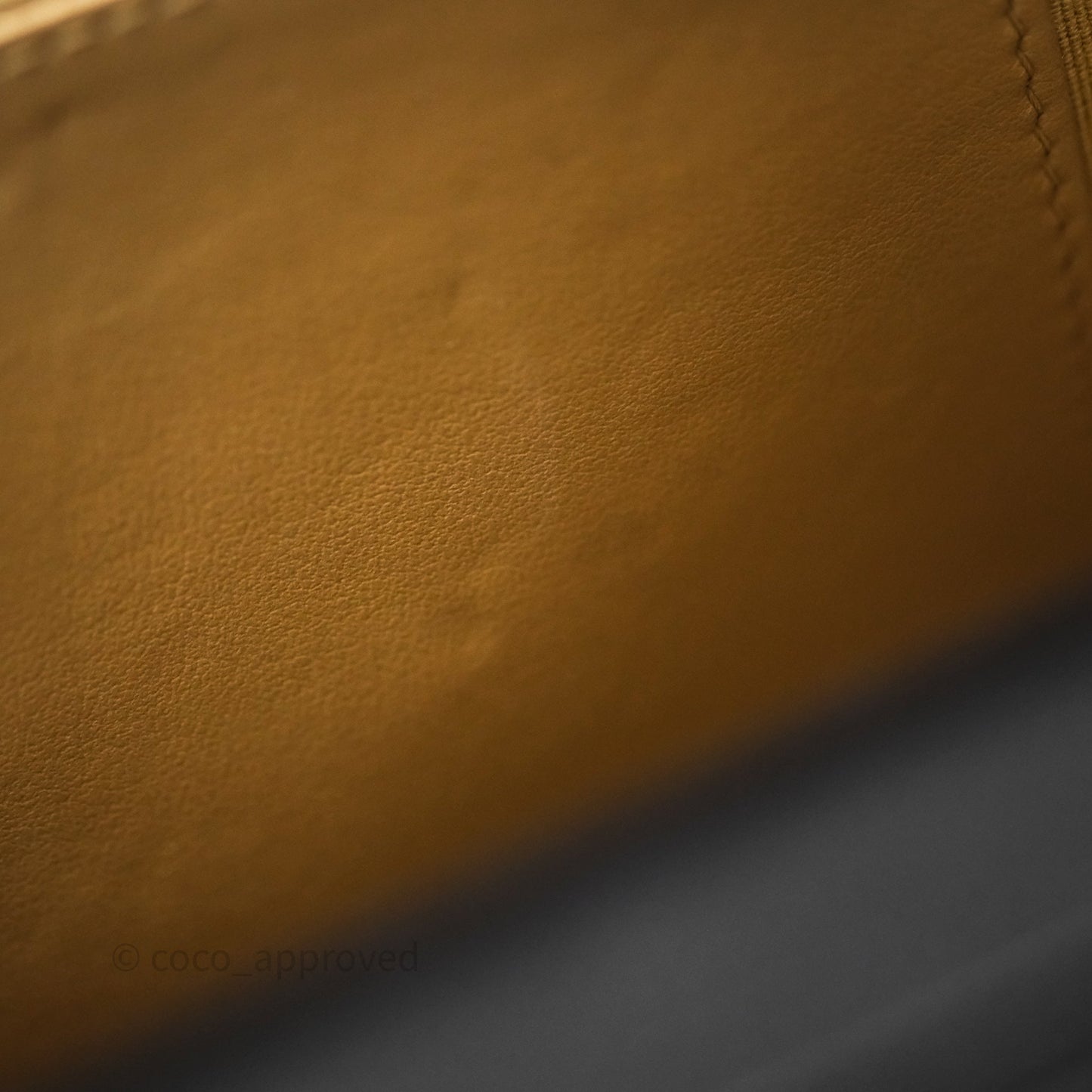 Chanel Quilted Pearl Crush Wallet on Chain WOC Black Lambskin Aged Gold Hardware