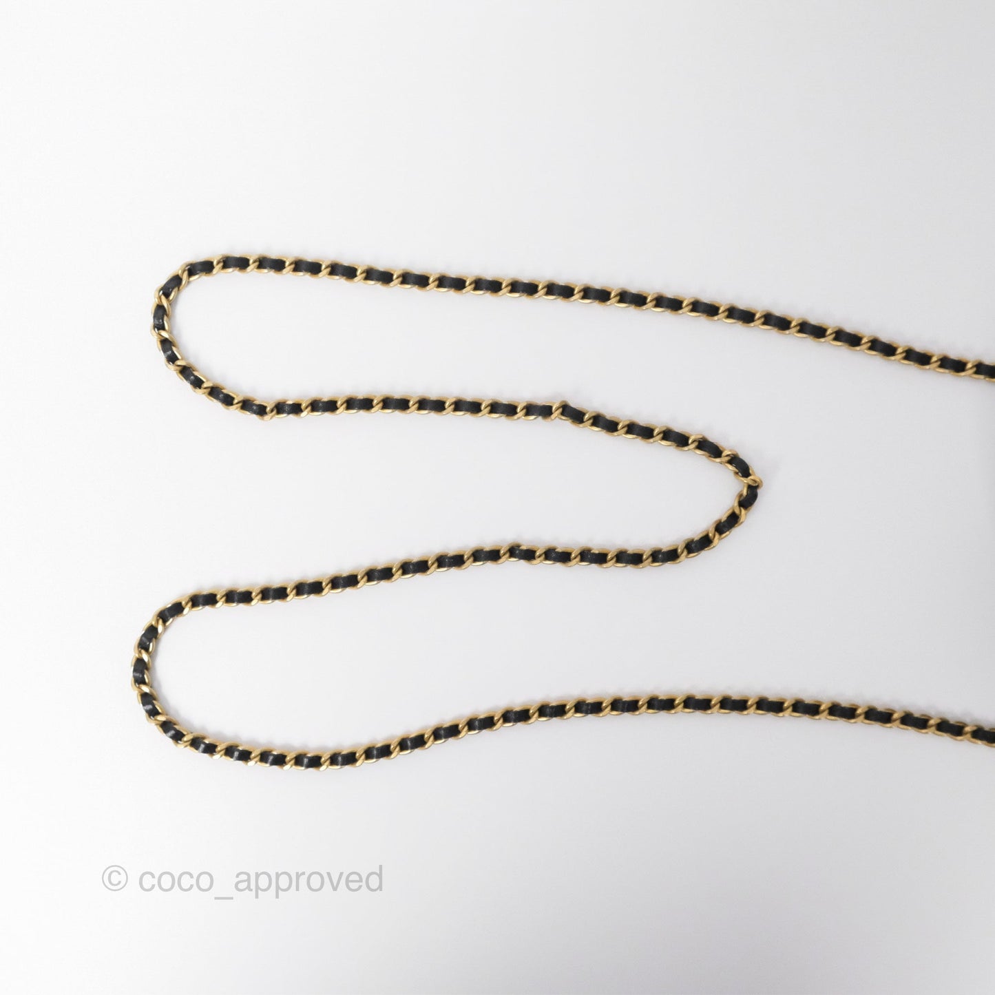 Chanel Chained Round Filigree Clutch With Chain Black Lambskin Gold Hardware
