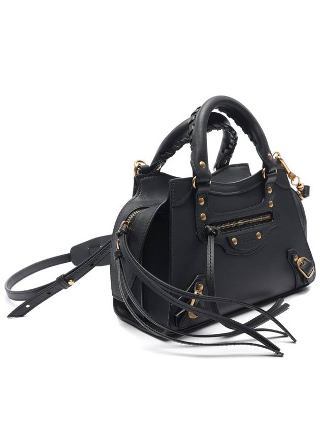 Luxury Balenciaga Neo Classic City Mini Tote Bag Black