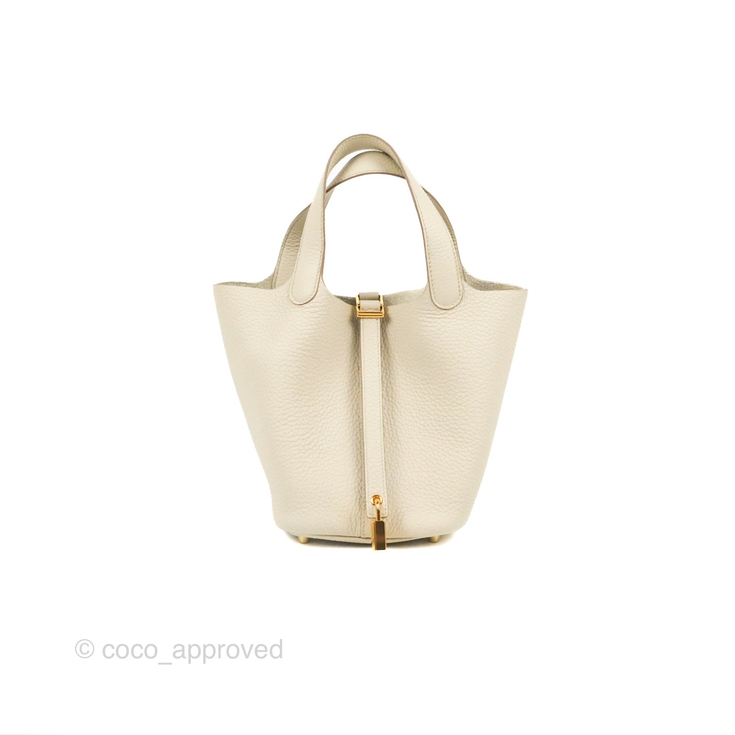 Hermès Picotin Lock 18 Beton Taurillon Clemence Gold Hardware