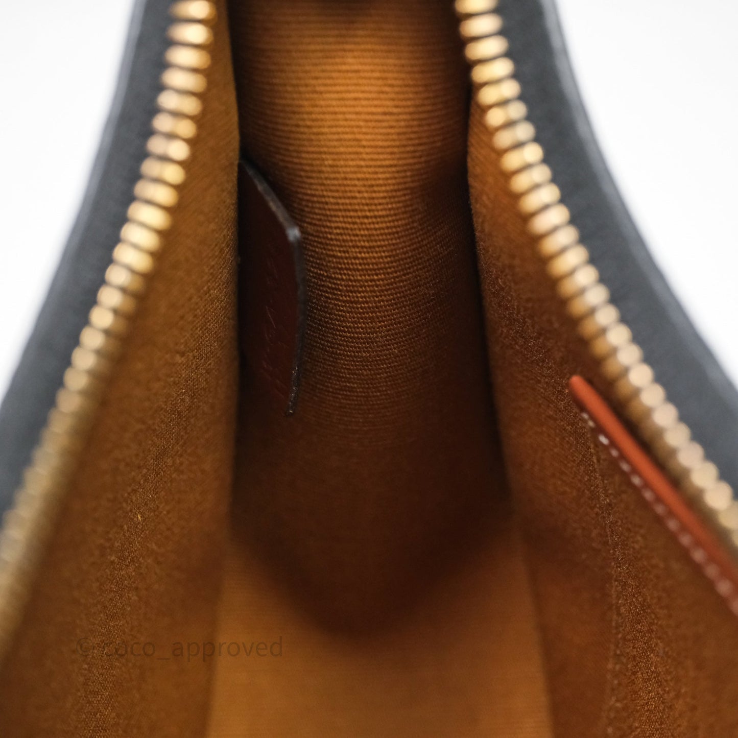 Celine Ava Bag In Triomphe Canvas Calfskin Tan