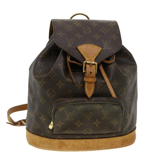 LOUIS VUITTON Monogram Montsouris MM Backpack M51136 LV 38191