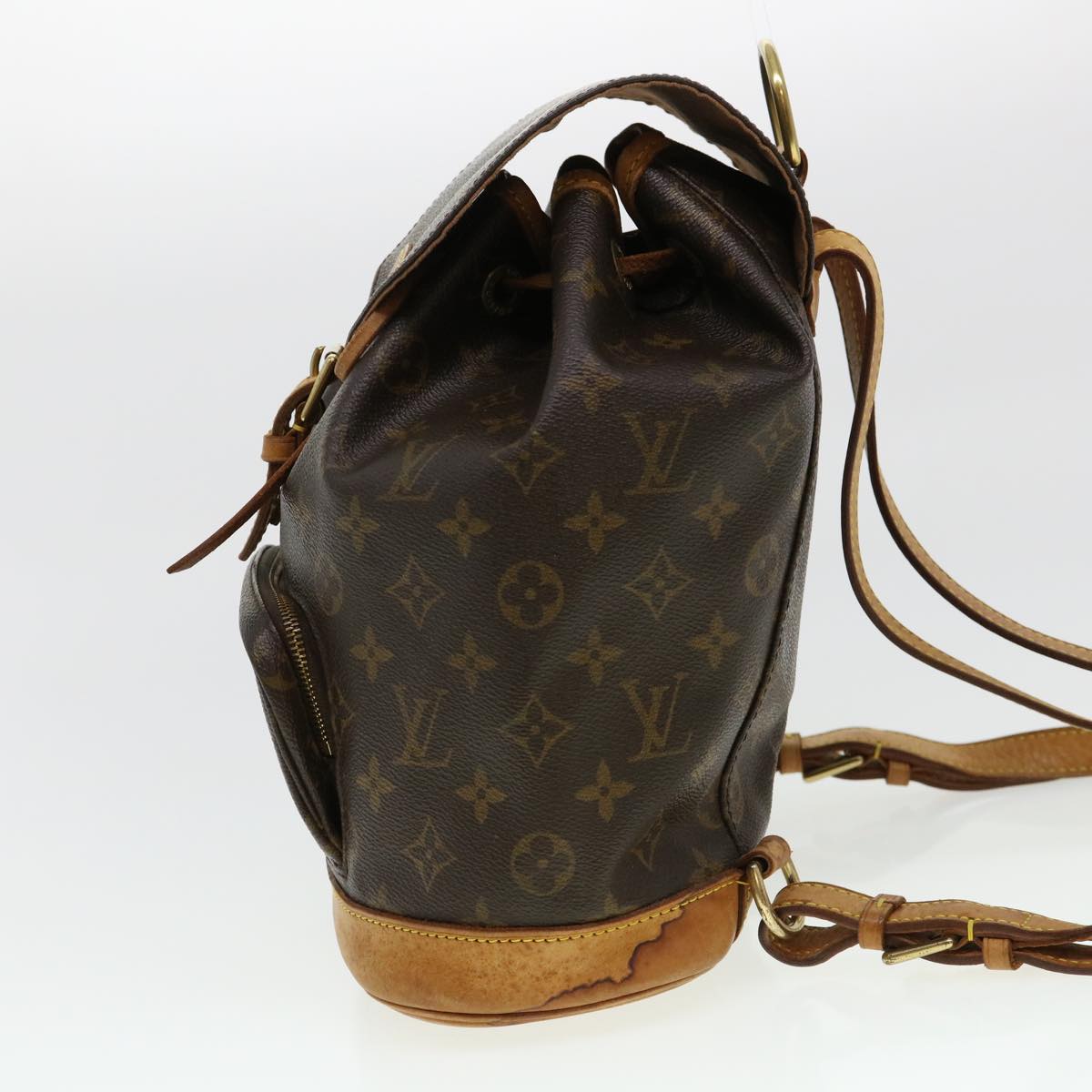 LOUIS VUITTON Monogram Montsouris MM Backpack M51136 LV 38191