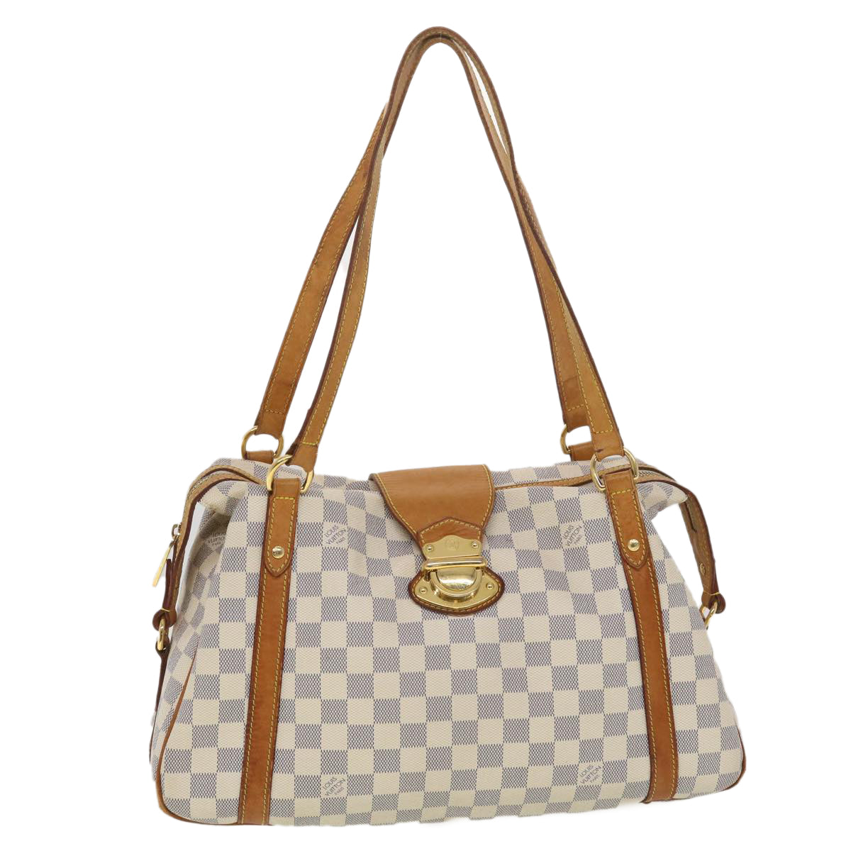 LOUIS VUITTON Damier Azur Stresa PM Tote Bag M51188 LV 38192