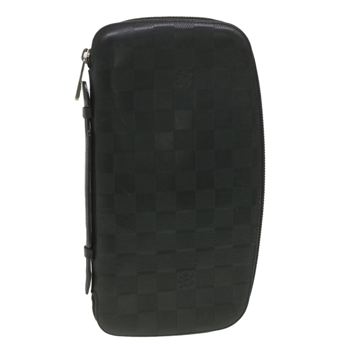 LOUIS VUITTON Damier Infini Atoll Travel Case Onyx N41380 LV 38197