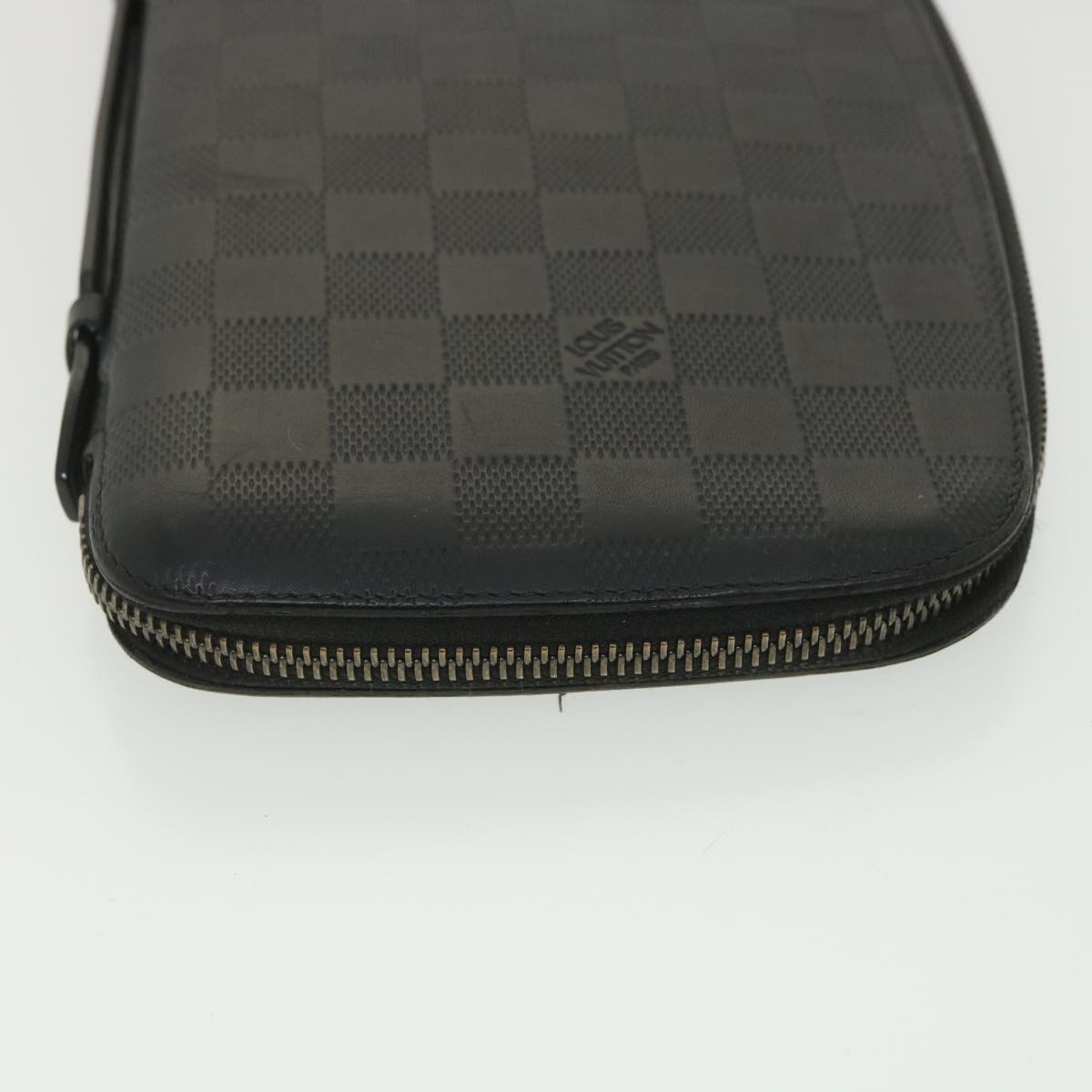 LOUIS VUITTON Damier Infini Atoll Travel Case Onyx N41380 LV 38197