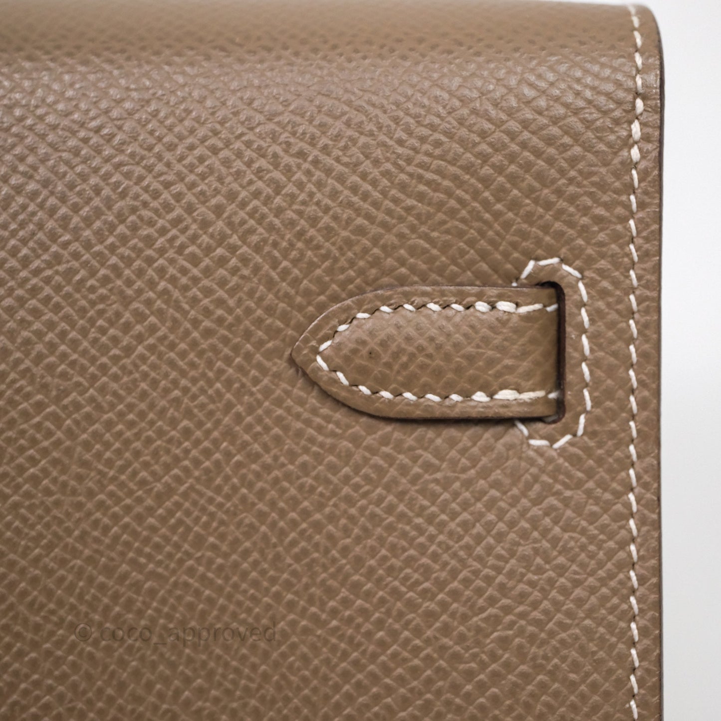 Hermès Kelly To Go Wallet Etoupe 18 Epsom Gold Hardware