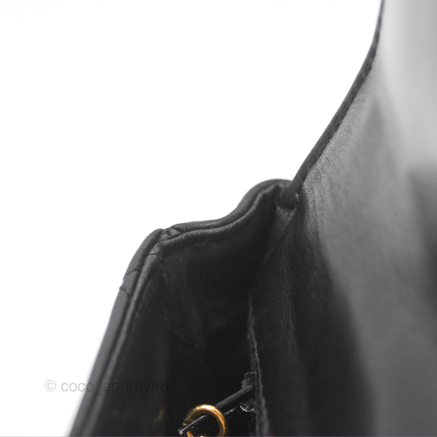 Chanel Vintage Belt Bag Quilted Black Lambskin 24K Gold Hardware