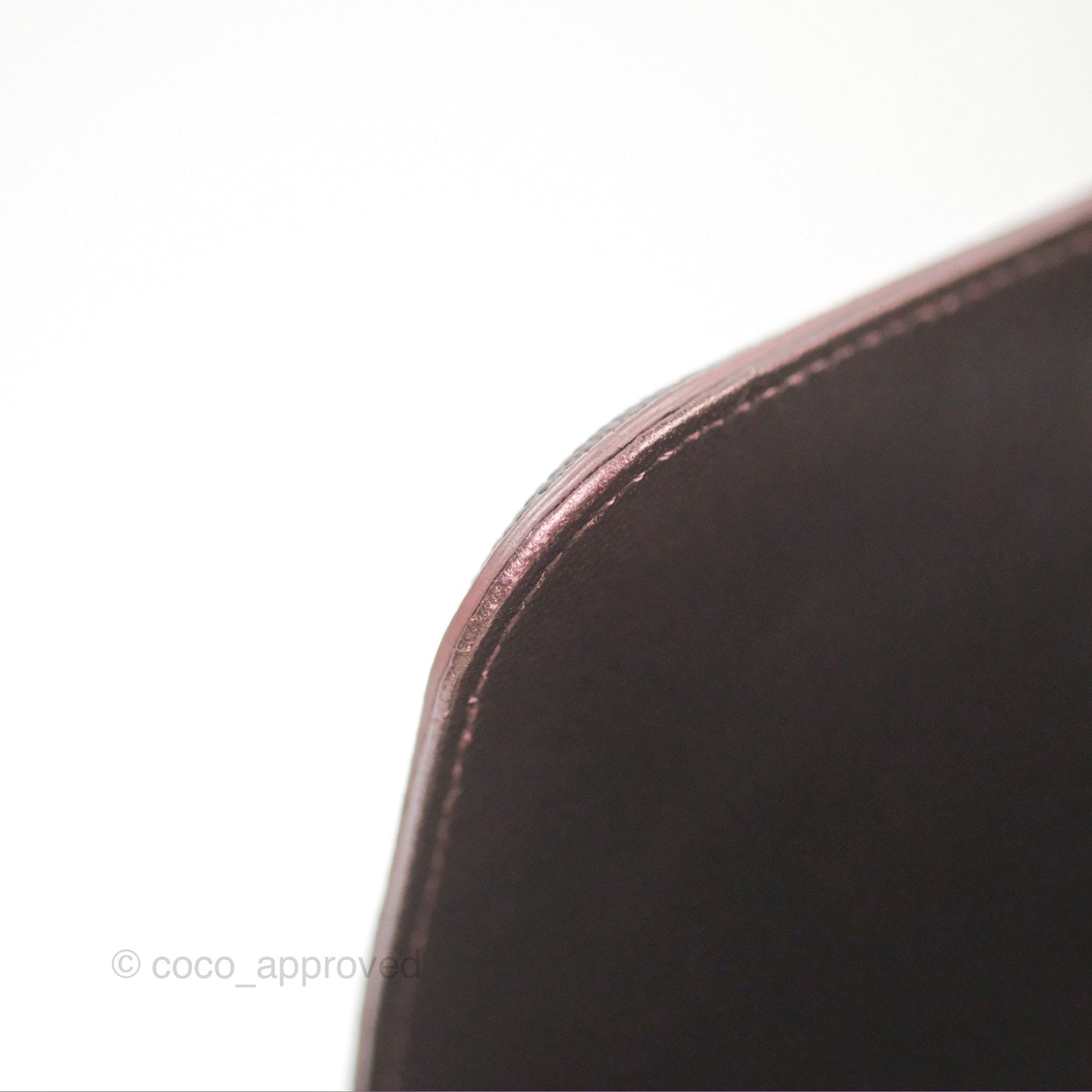 Chanel Quilted Filigree Backpack Iridescent Burgundy Caviar