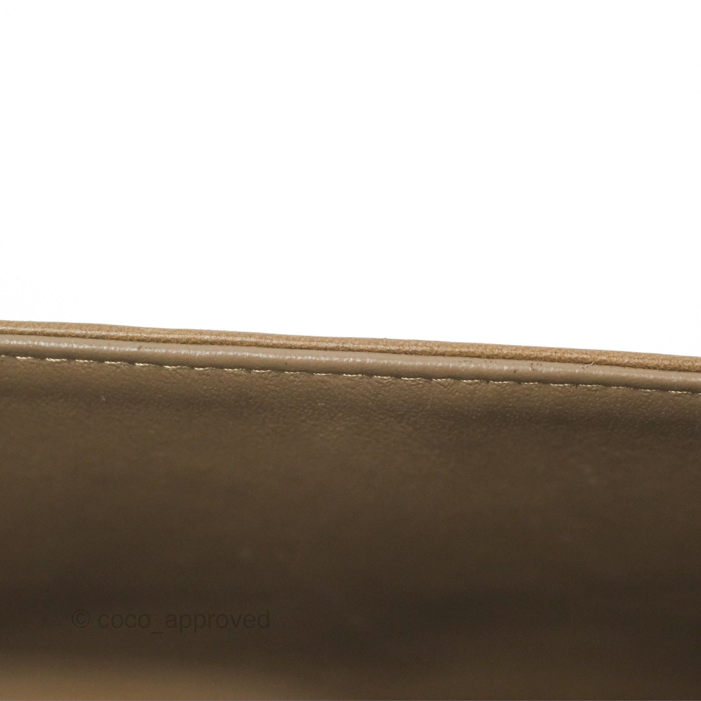 Chanel Classic M/L Medium Flap Quilted Brown Patent Silver Hardware