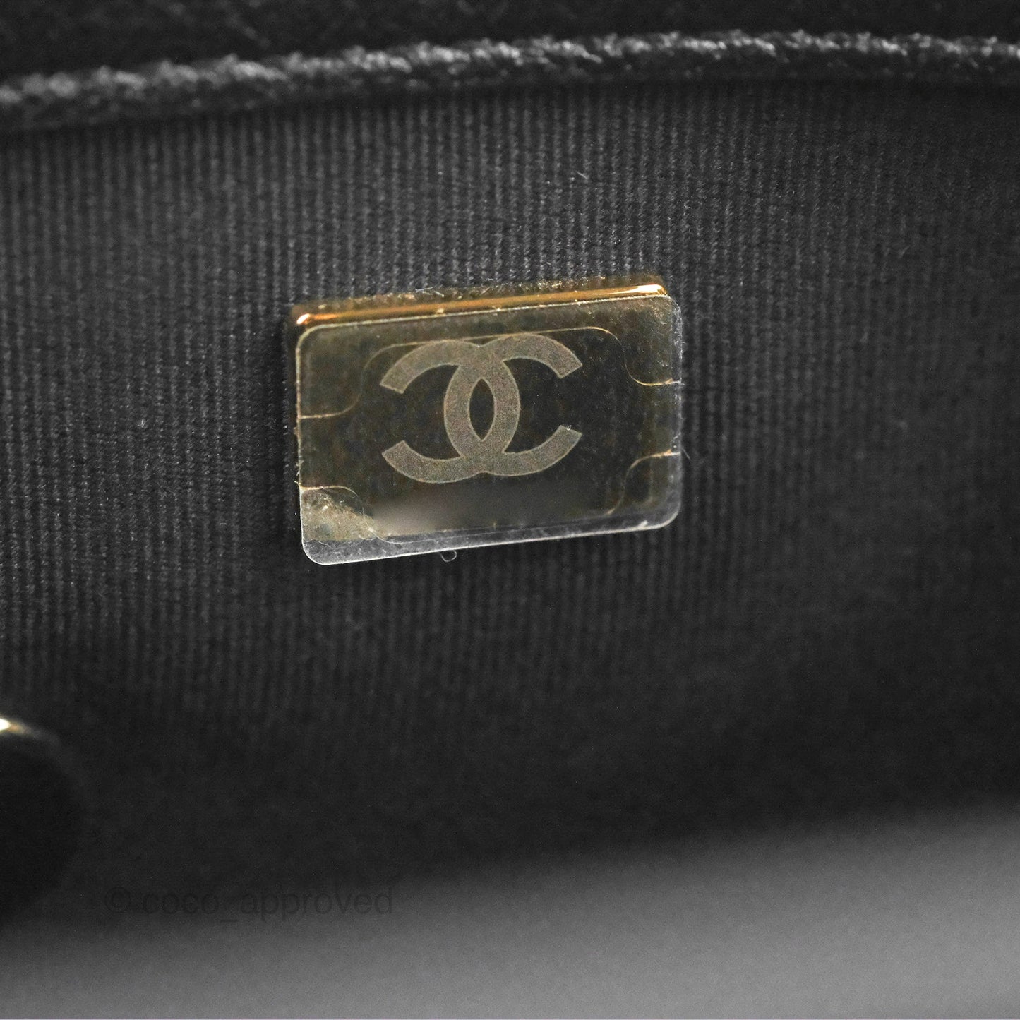 Chanel Duma Backpack Large Black Calfskin Gold Hardware 23P