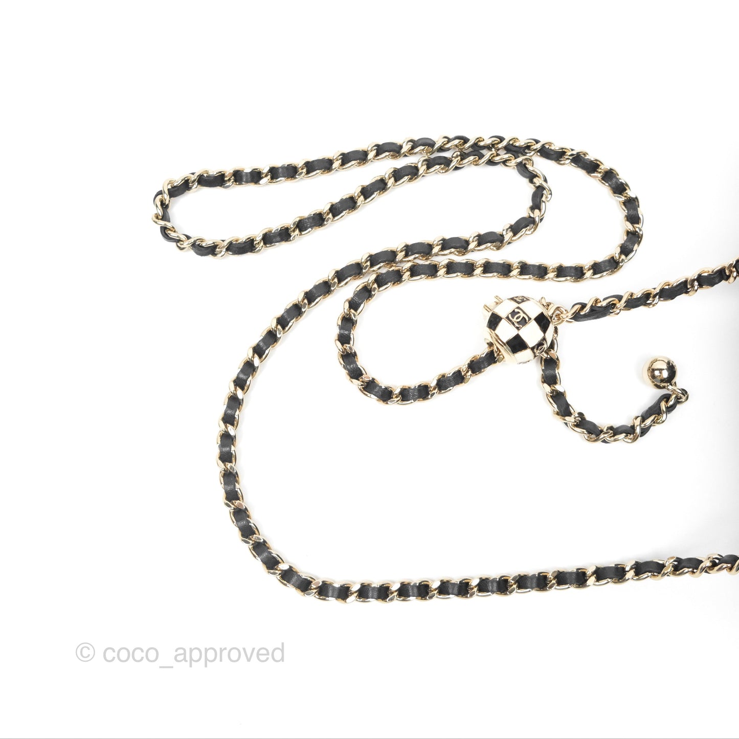 Chanel Ball Crush Vanity with Chain Black Lambskin Gold Hardware