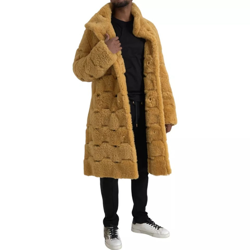 Luxury Bottega Veneta  Wool Long Teddy Coat Men's Jacket