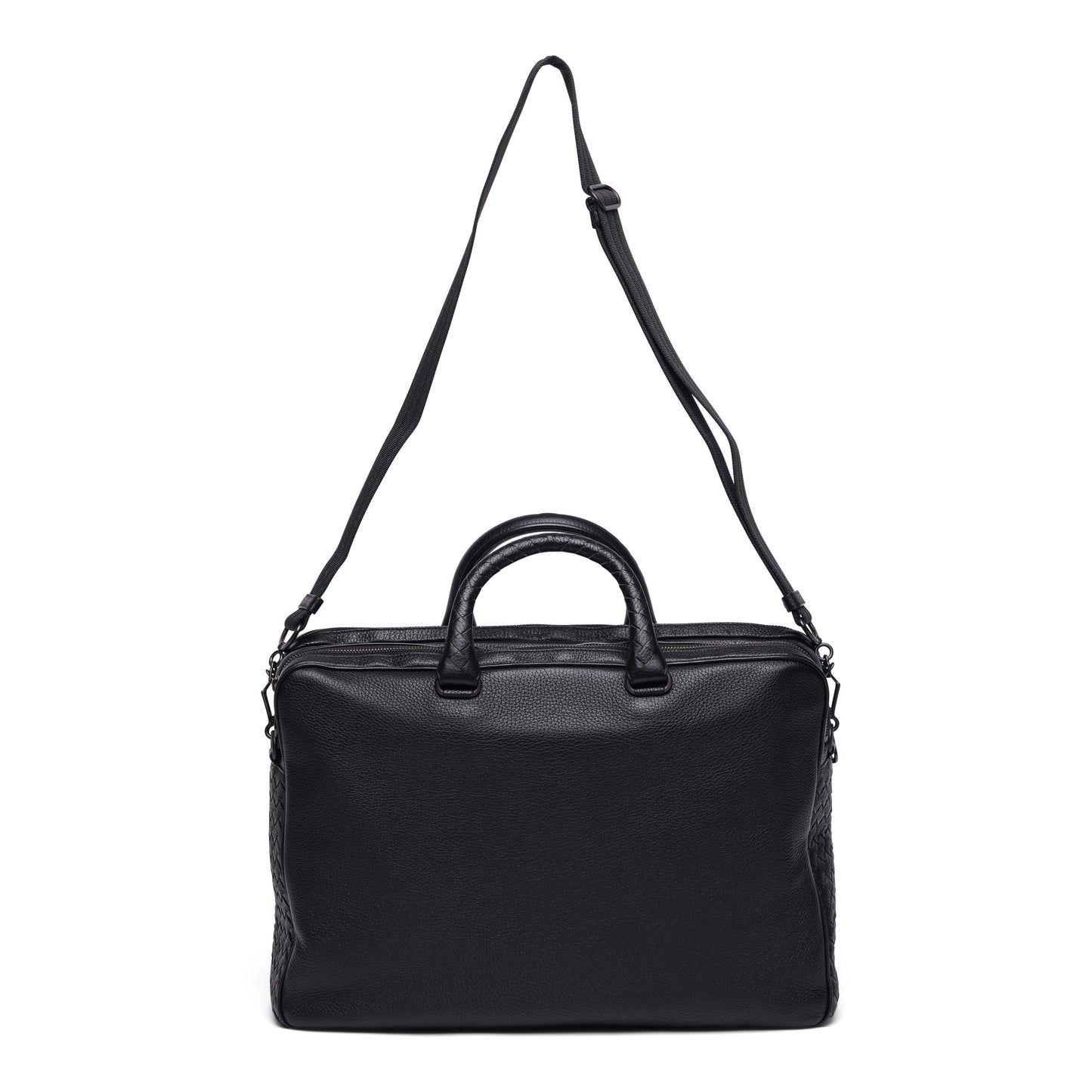 Luxury Bottega Veneta Intrecciato Braided Briefcase