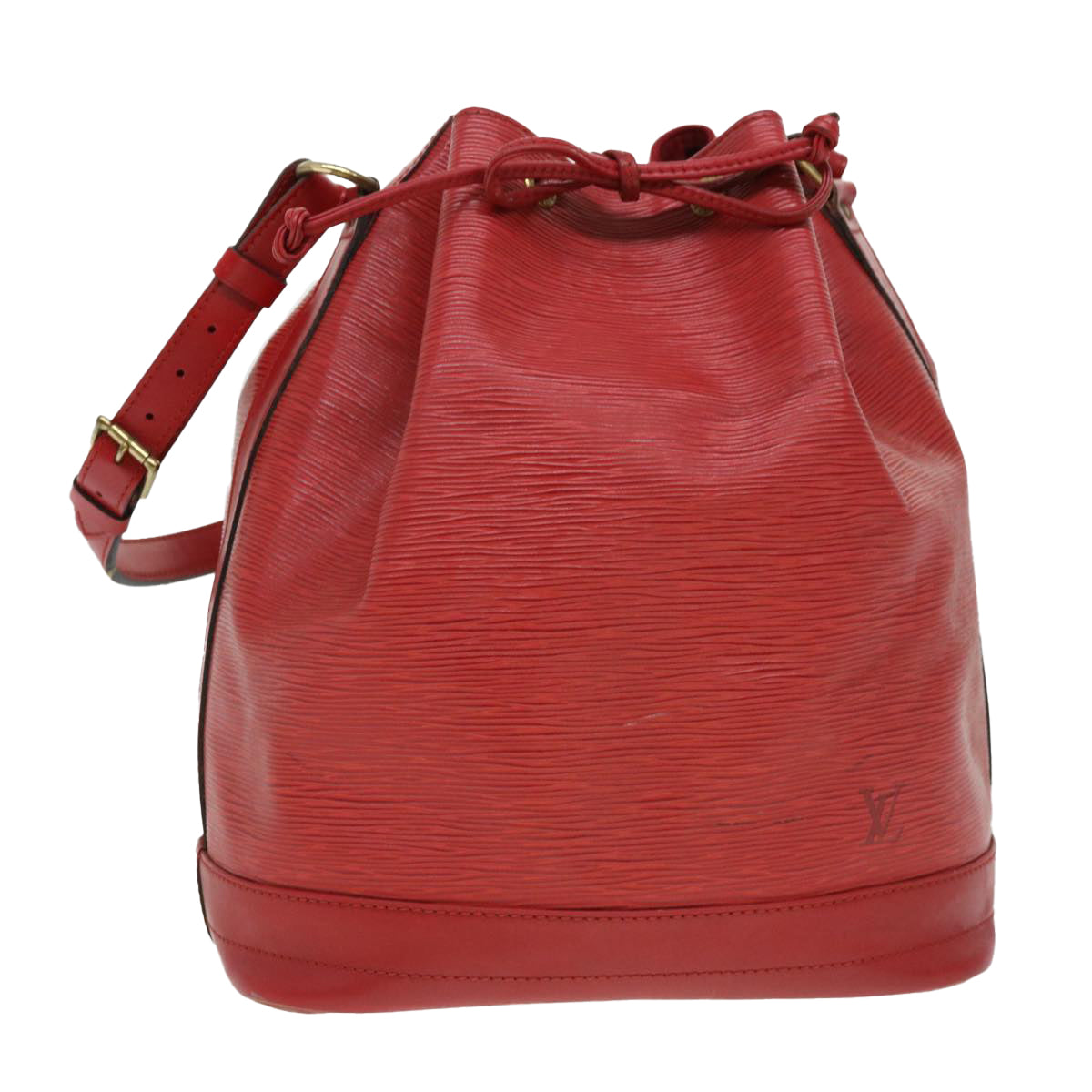 LOUIS VUITTON Epi Noe Shoulder Bag Red M44007 LV 38339