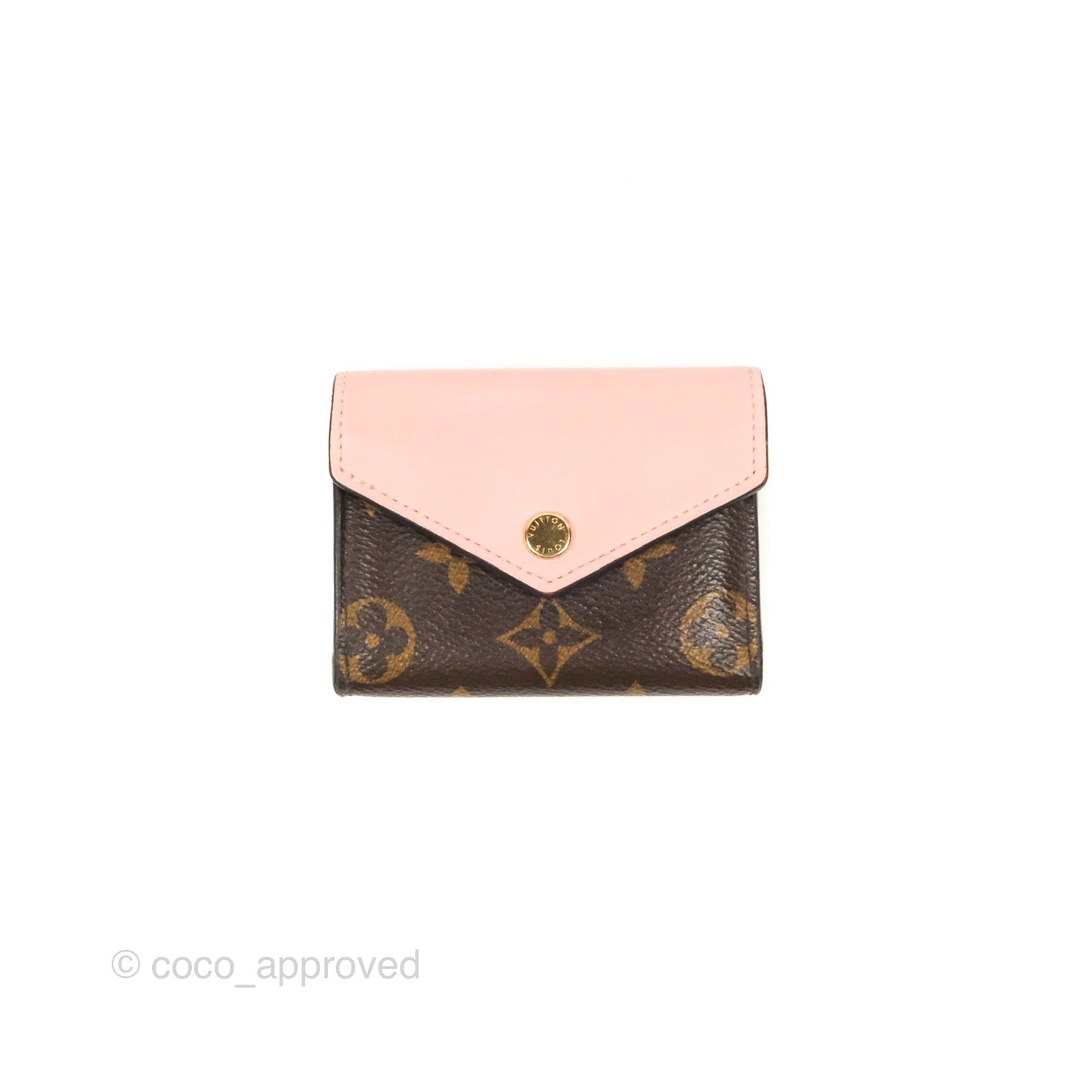 Louis Vuitton Zoé Wallet Rose Monogram Canvas