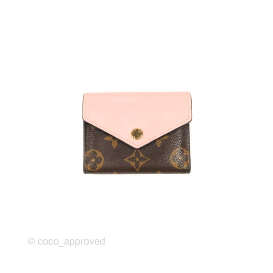 Louis Vuitton Zoé Wallet Rose Monogram Canvas