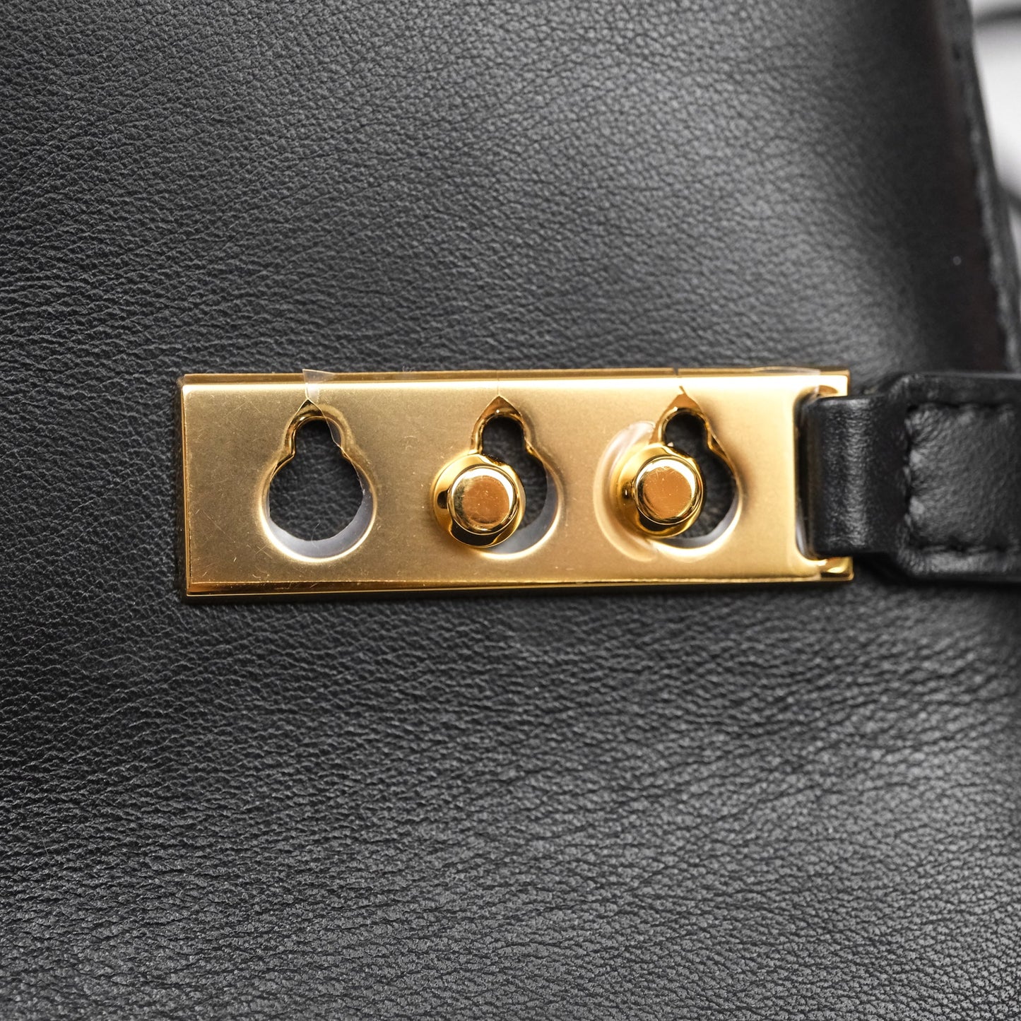 Delvaux Tempête Mini Black Calfskin Gold Hardware