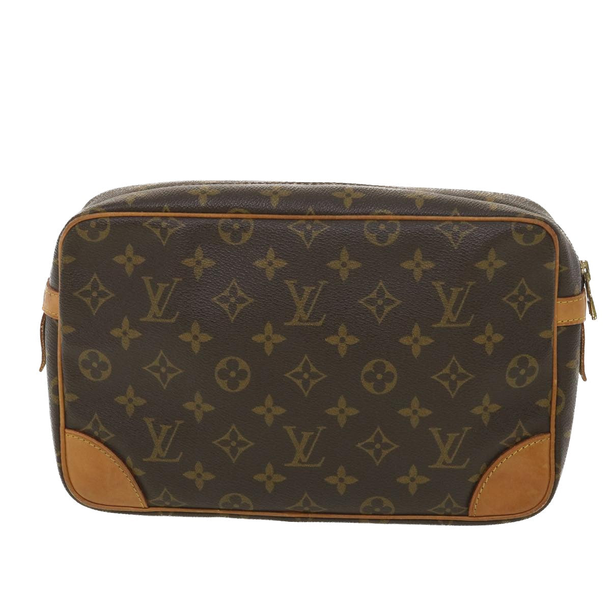 LOUIS VUITTON Monogram Compiegne 28 Clutch Bag M51845 LV 38402