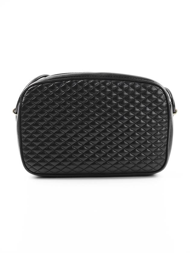 Luxury Saint Laurent Victoire Quilting Cross Bag Black