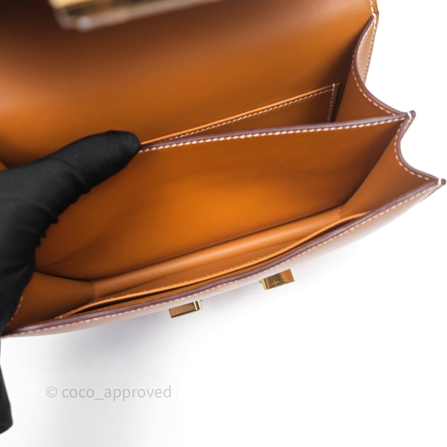 Hermès Constance Mini 18cm Naturel-Sablé 21 Butler Gold Hardware