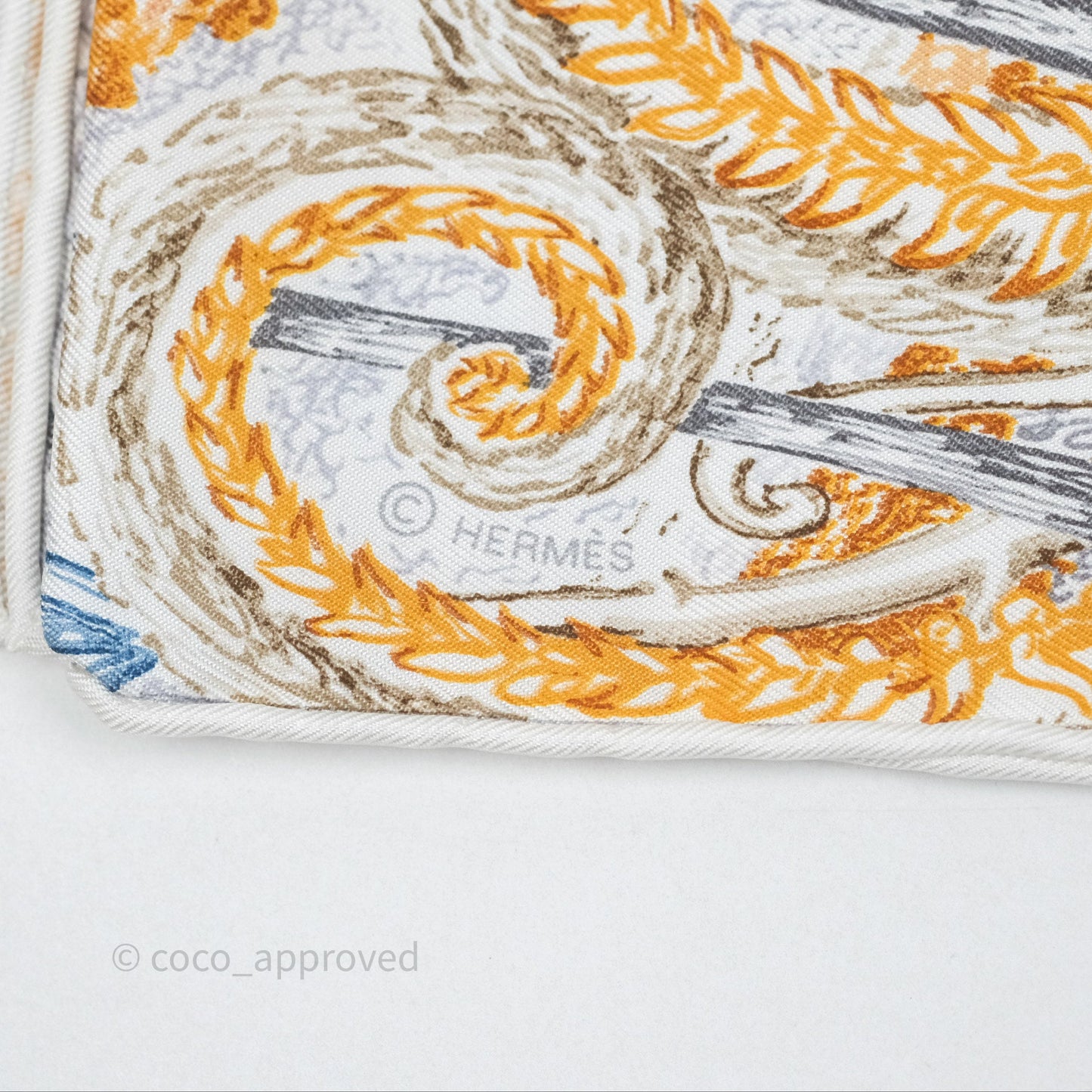Hermès Les Folies du Faubourg Scarf 90