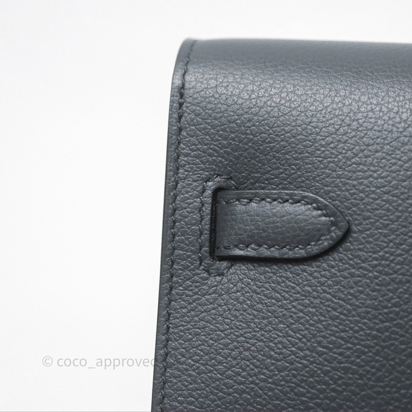 Hermès Kelly To Go Wallet Gris Misty H0 Evercolor Palladium Hardware