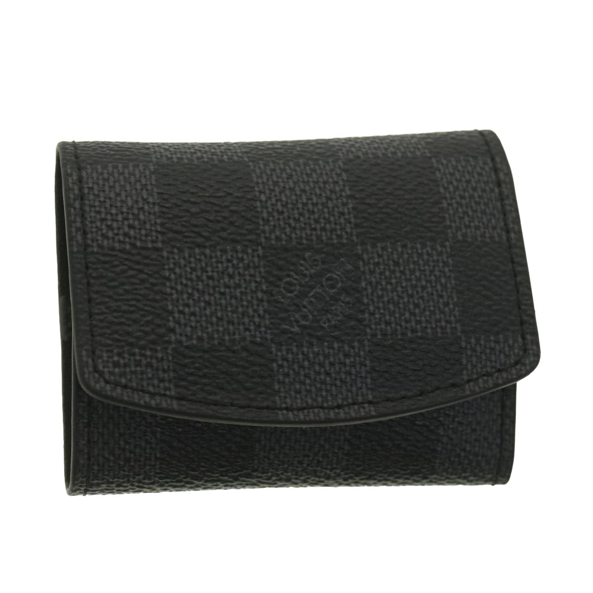 LOUIS VUITTON Damier Graphite Cuff Case Cuffs Padlock Key Type Ag925 38473