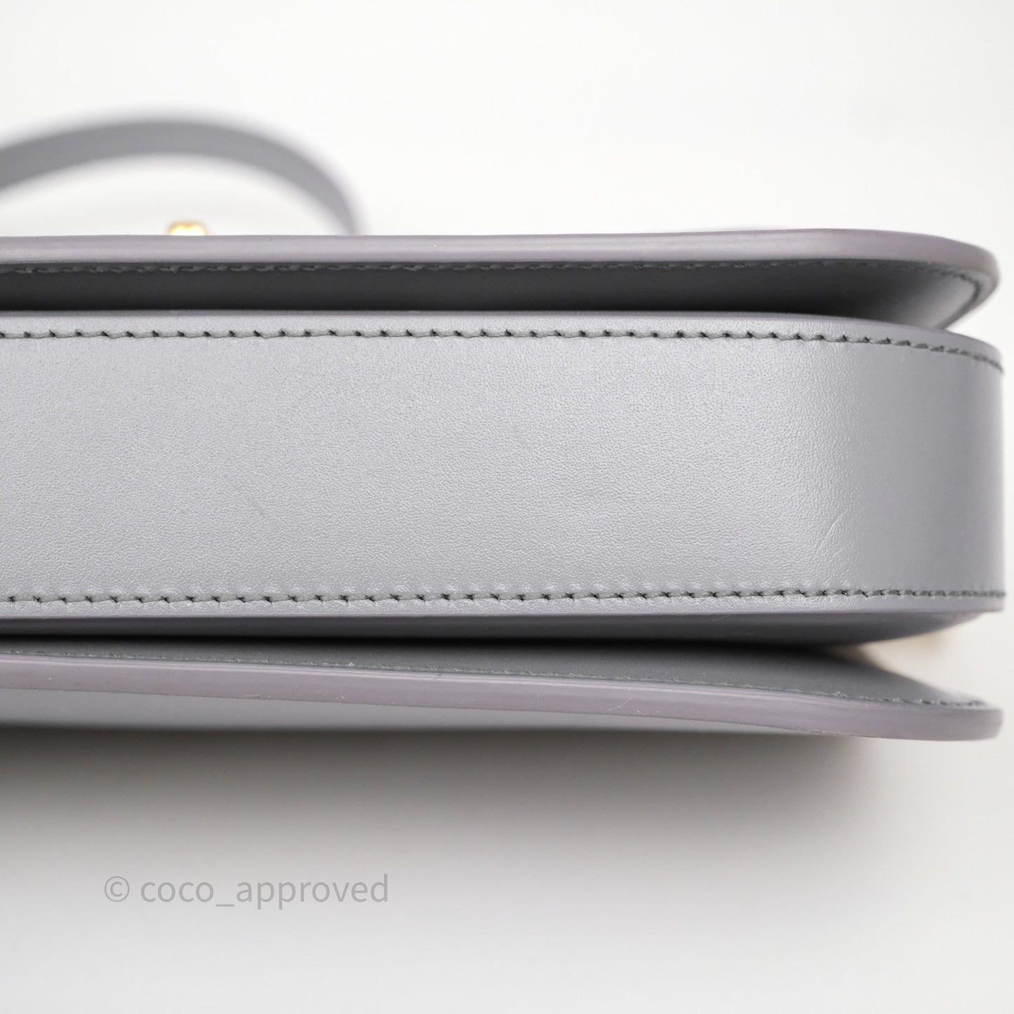 Dior 30 Montaigne Avenue Bag Grey Box Calfskin