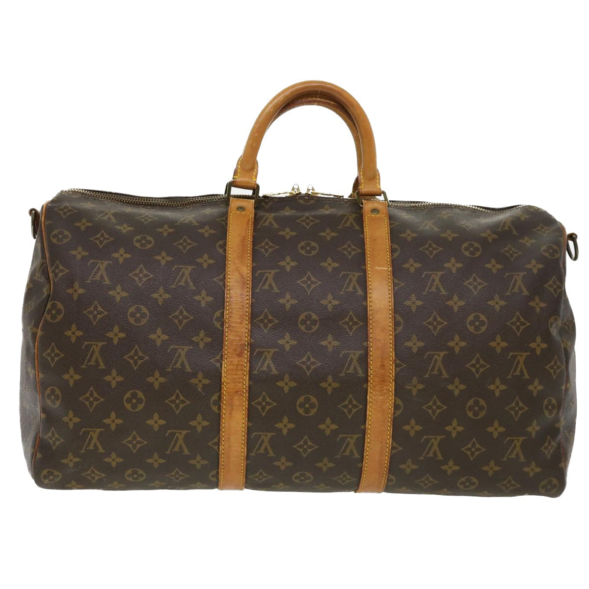 LOUIS VUITTON Monogram Keepall Bandouliere 50 Boston Bag M41416 LV 38515