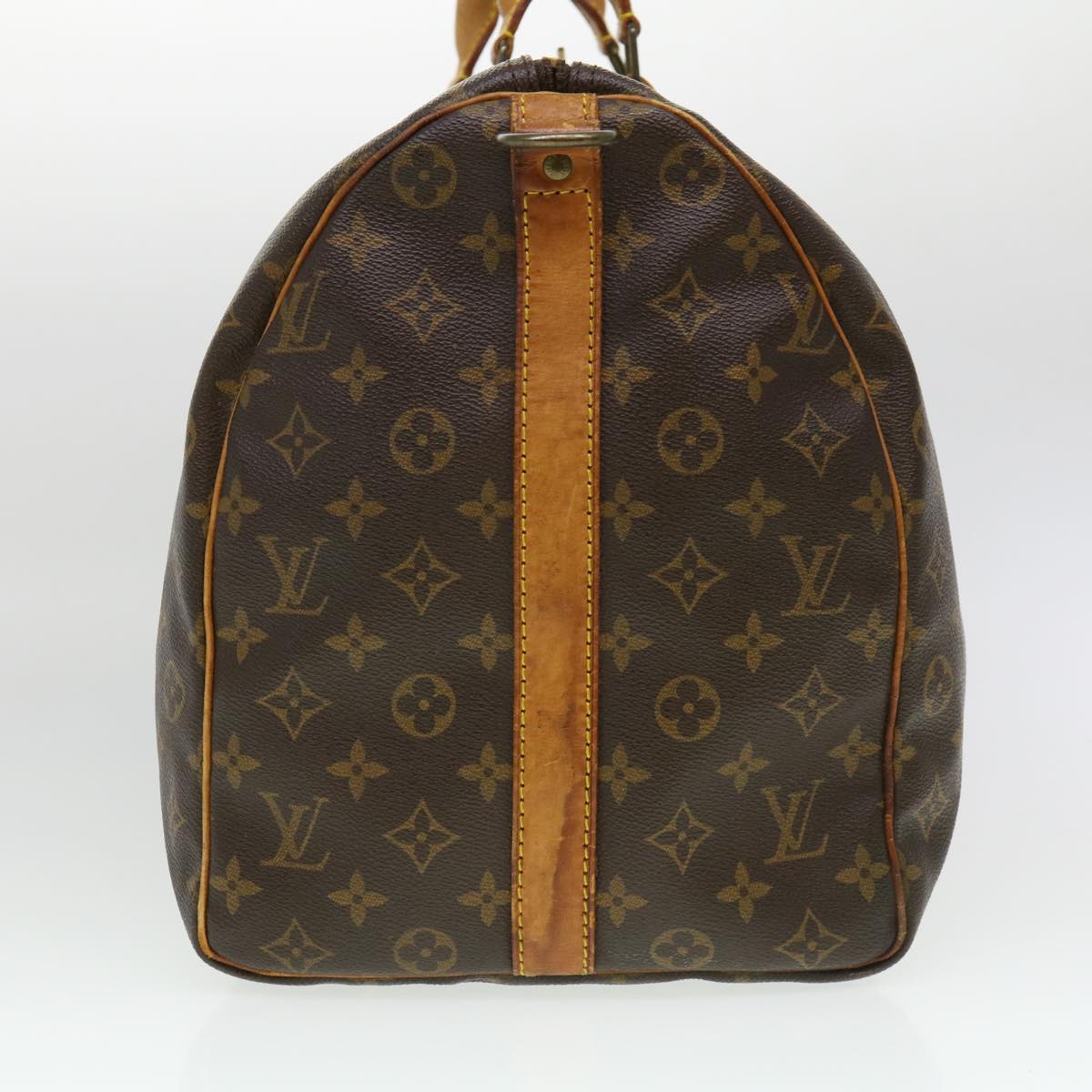 LOUIS VUITTON Monogram Keepall Bandouliere 50 Boston Bag M41416 LV 38515