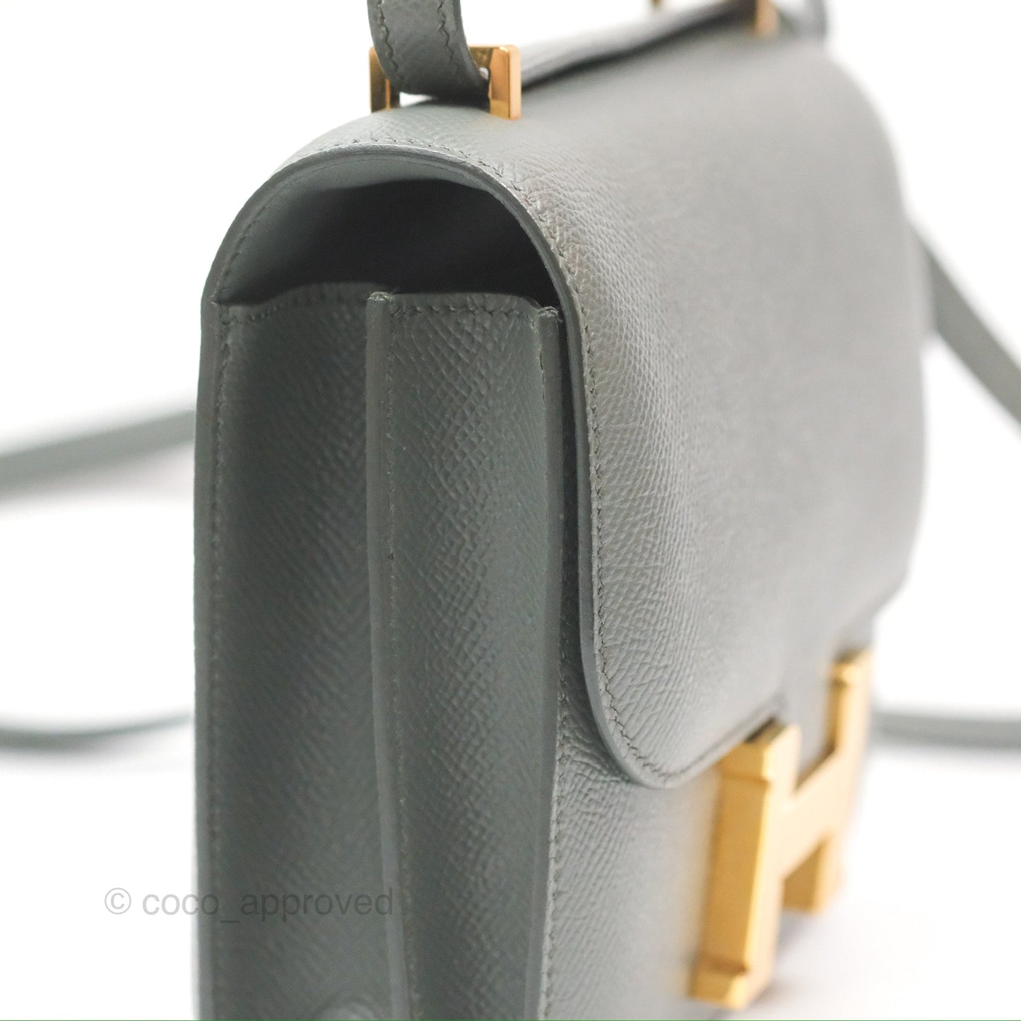 Hermès Constance Mini 18cm Vert Amande Epsom Gold Hardware