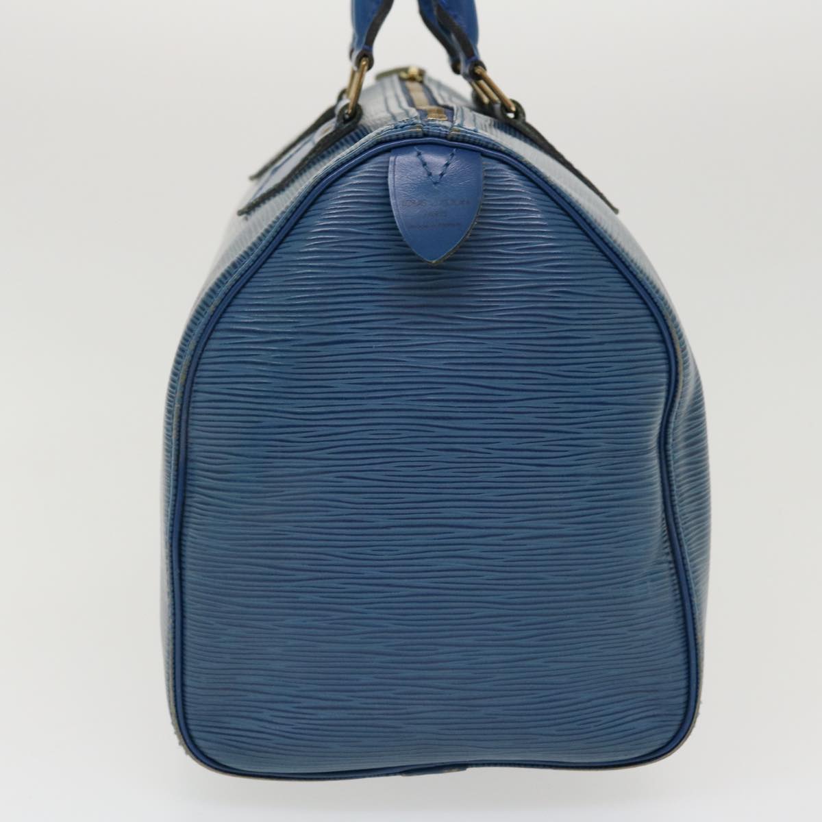 LOUIS VUITTON Epi Speedy 30 Hand Bag Toledo Blue M43005 LV 38527